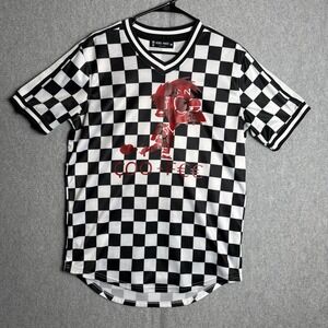 Rebel Minds Rebel Shirt All Over Print RARE! Men's Medium Red White Black ¢oof€€